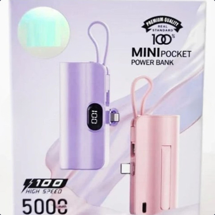 مینی پاوربانک جیبی شیامی 5000